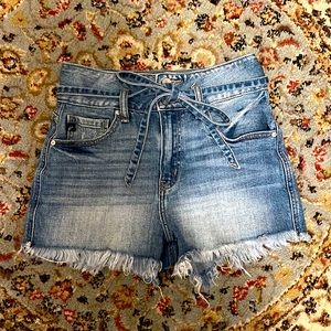 Shandi KanCan High Waisted Denim Shorts